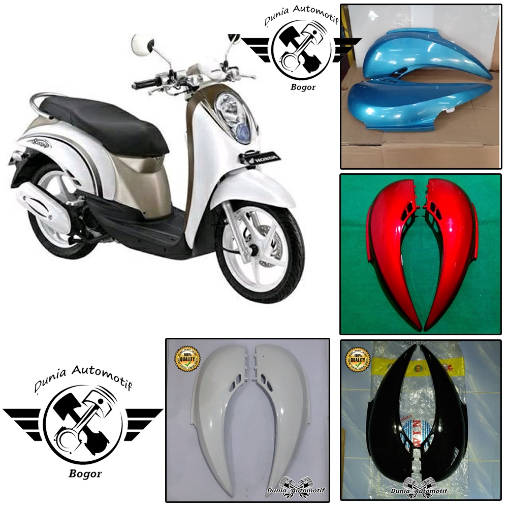 BODY SCOOPY KARBU 2009 2010 2011 2012 putih hitam merah biru