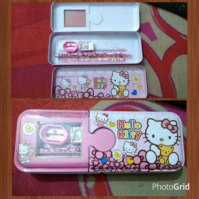 

Kotak Pensil motif / Pencil Case Little Pony, Hello Kitty, Frozen / Alat tulis Karakter Motif kitty