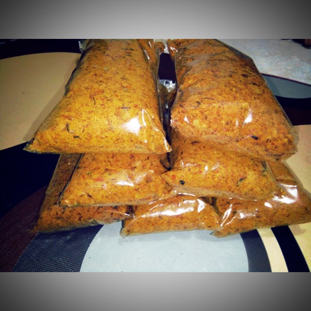 

Abon ikan kembung pedas dan manis