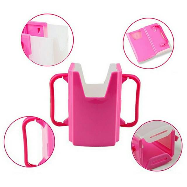 Milk Box Holder Juice Holder Box Pegangan Kotak Susu Anti Tumpah Tempat Susu Bayi