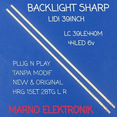 LAMPU BACKLIGHT SHARP 39INCH LC-39LE440M LC-39LE440 BL LED LC 39LE440M LC39LE440M LED LIDI 39LE440M 