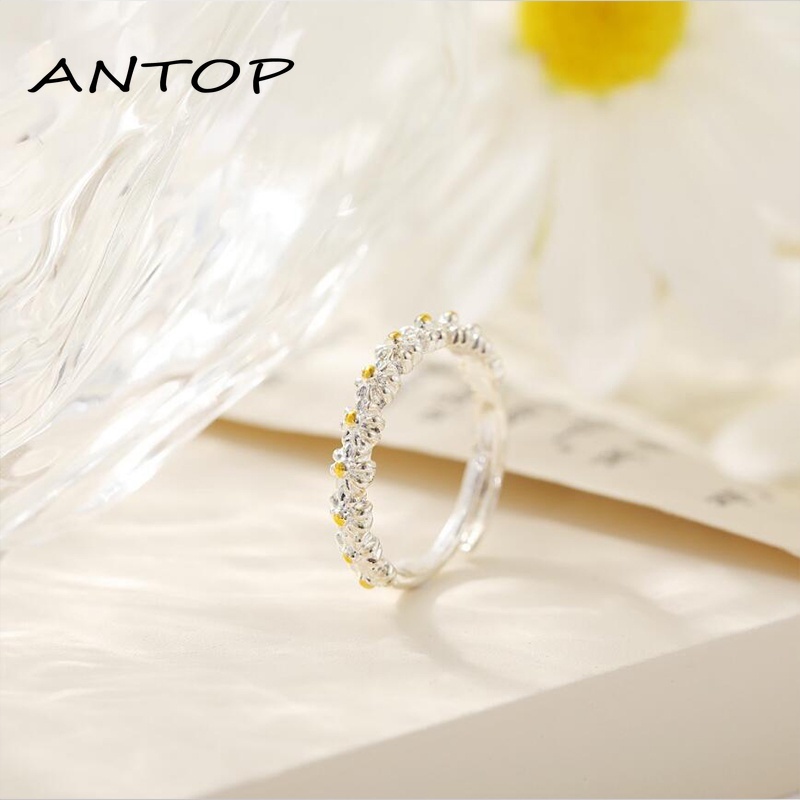 2021 Baru Kreatif Sederhana Daisy Ring Fashion Temperamen Perhiasan Aksesoris ANTOP