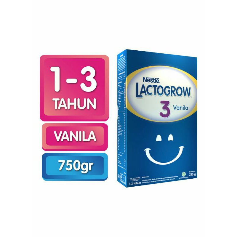 

LACTOGROW 3 SUSU PERTUMBUHAN VANILA 750G