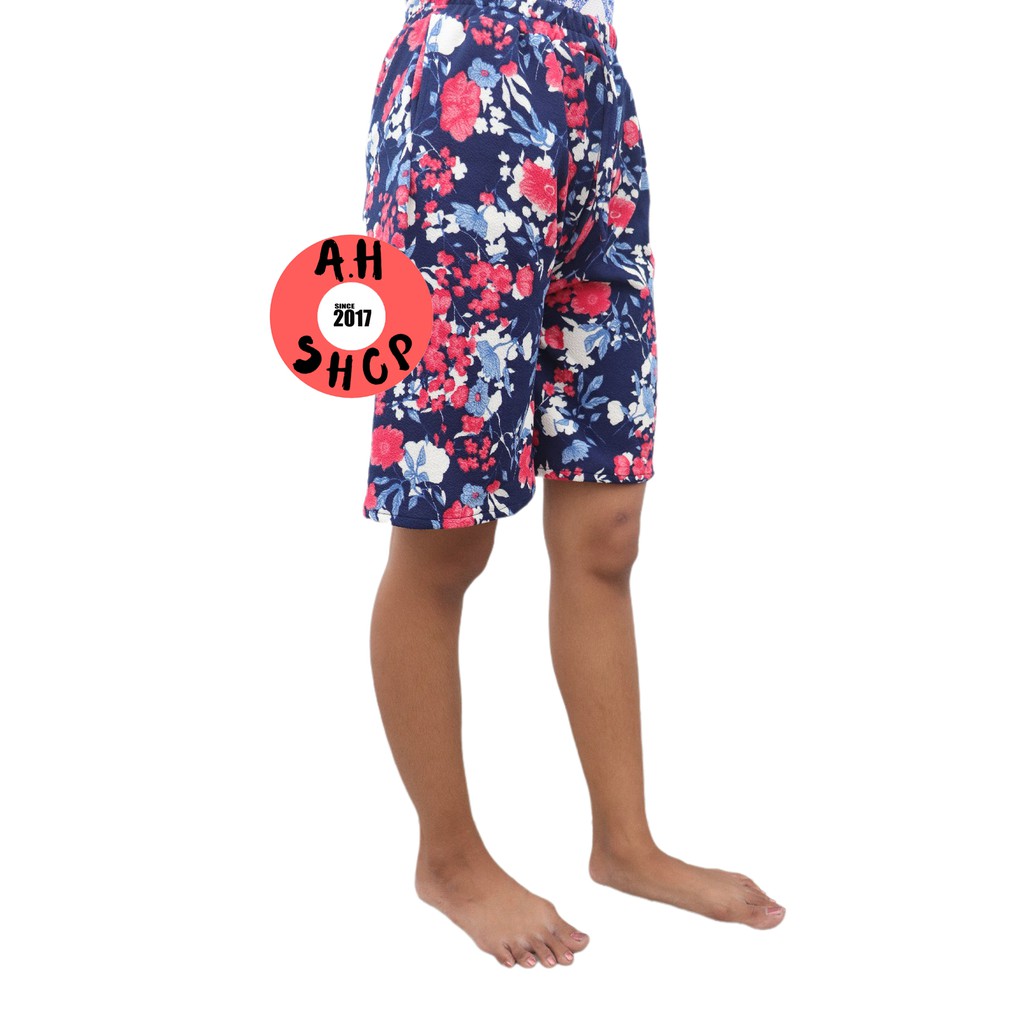 Celana Elsa Flower 3/4 Kulot / Celana Bali / Celana Gemes 3/4 Bunga / Celana Wanita Termurah