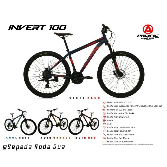 Sepeda MTB 26" pacific Invert 100