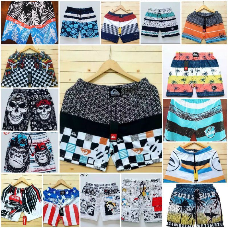 BEST SELLER!! - SURFING BOXER RADER 211W AUTHENTIC+| BOXER BX BASIC ELEMENT | RENANG PANTAI MOTIF AF