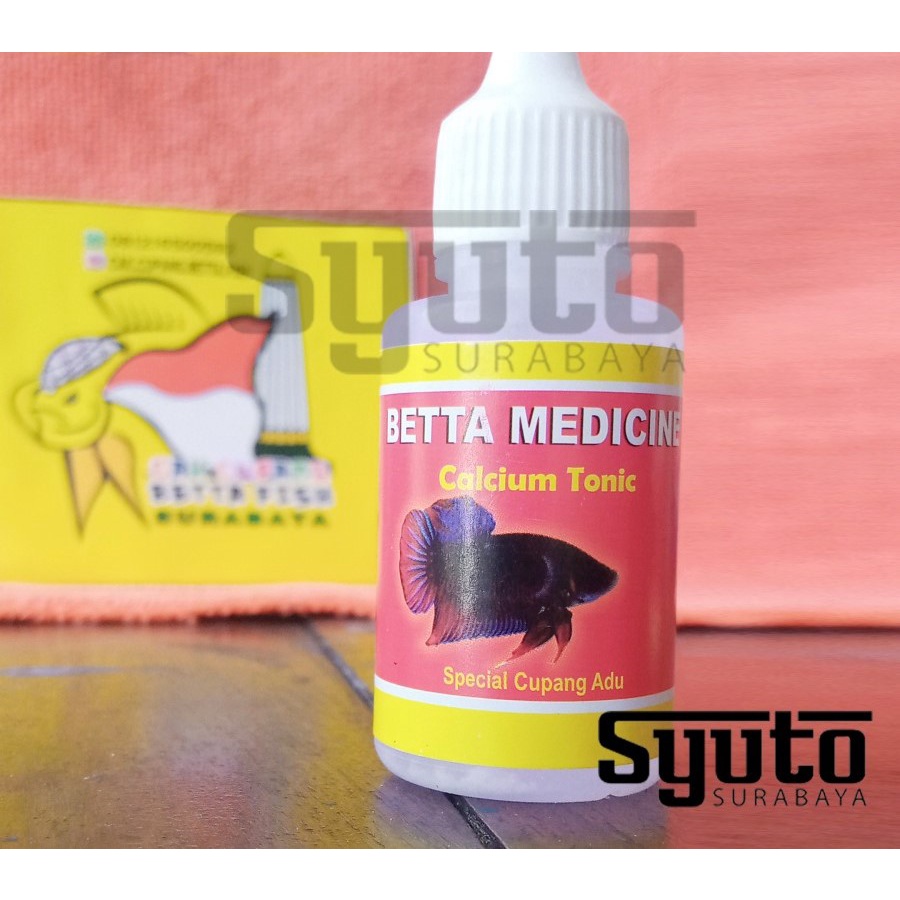 Calcium Tonic obat ikan cupang hias plakat bagan giant halfmoon serit