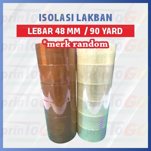 

Spesial Lakban Bening Coklat 48 Mm 90 Yard Murah