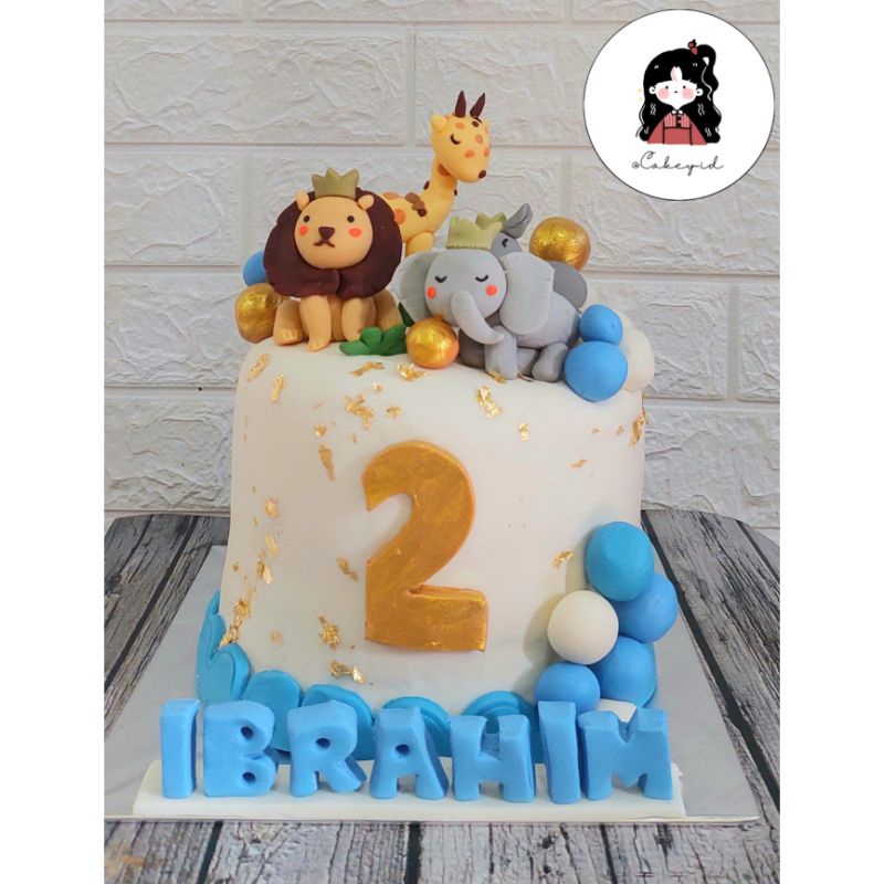 

Kue Ulang Tahun Karakter Animals (fondant 18cm)