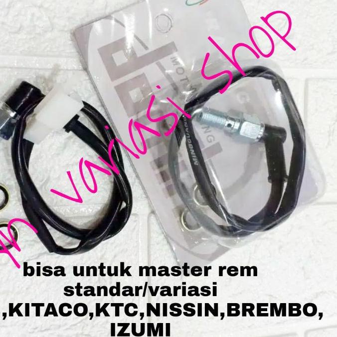 ★ suit swit switch master rem depan belakang standar/variasi drat kasar / halus ktc rcb brembo nissi