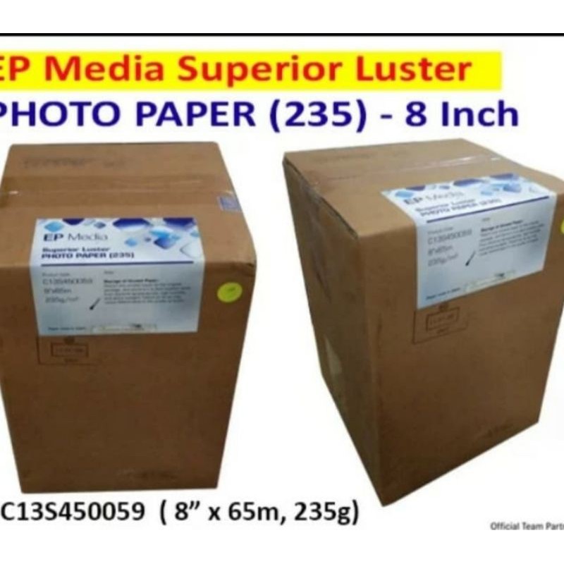 Ep Media Photo Paper Lustre 8" x 65m for SureLab D700
