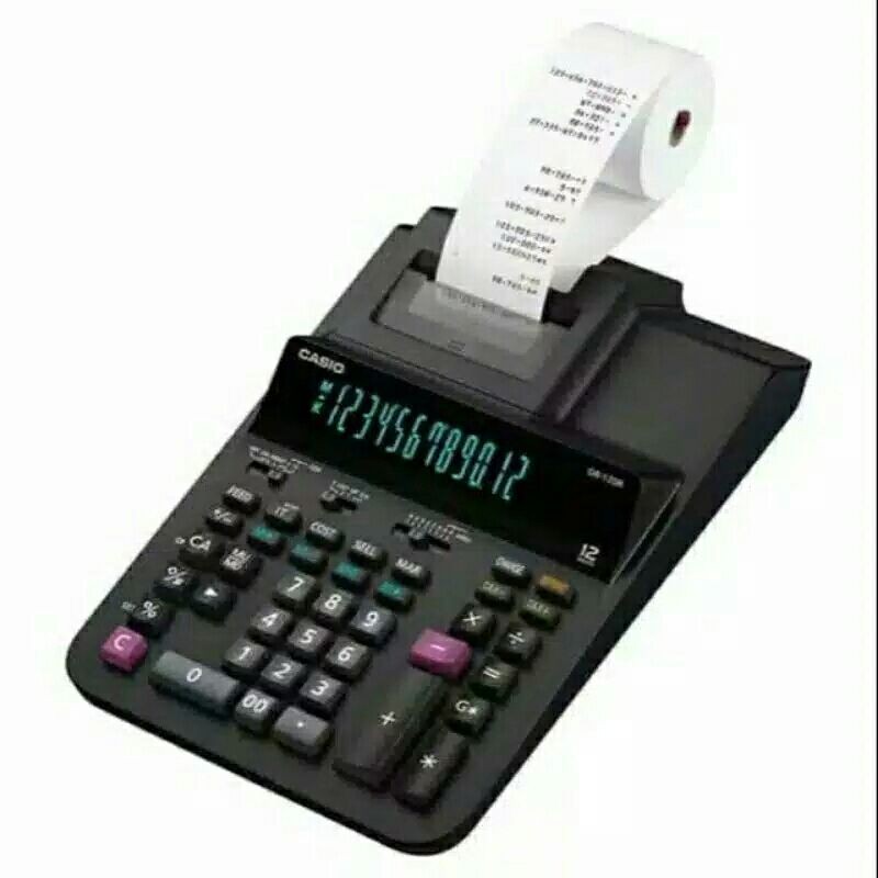 

CASIO DR 120R CALCULATOR PRINTING ~ KALKULATOR CASIO DR120R
