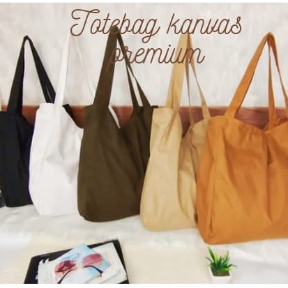 TOTE BAG WANITA RESLETING KANVAS PREMIUM / NUDIE BAG POLOS BAHAN CANVAS SUEDING TEBAL LEMBUT MURAH BISA COD DAN CUSTOM SABLON