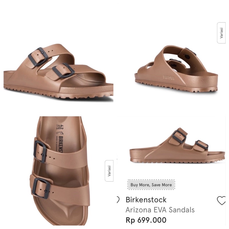 birkenstock eva arizona preloved