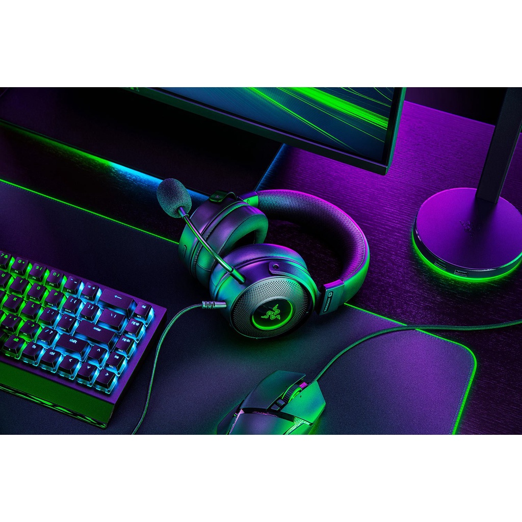 Razer Kraken V3 HyperSense Wired USB Gaming Headset Haptic Technology