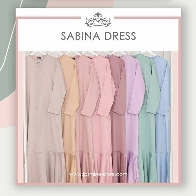 Sabina Dress by Jasmine - Gamis Cantik Syari
