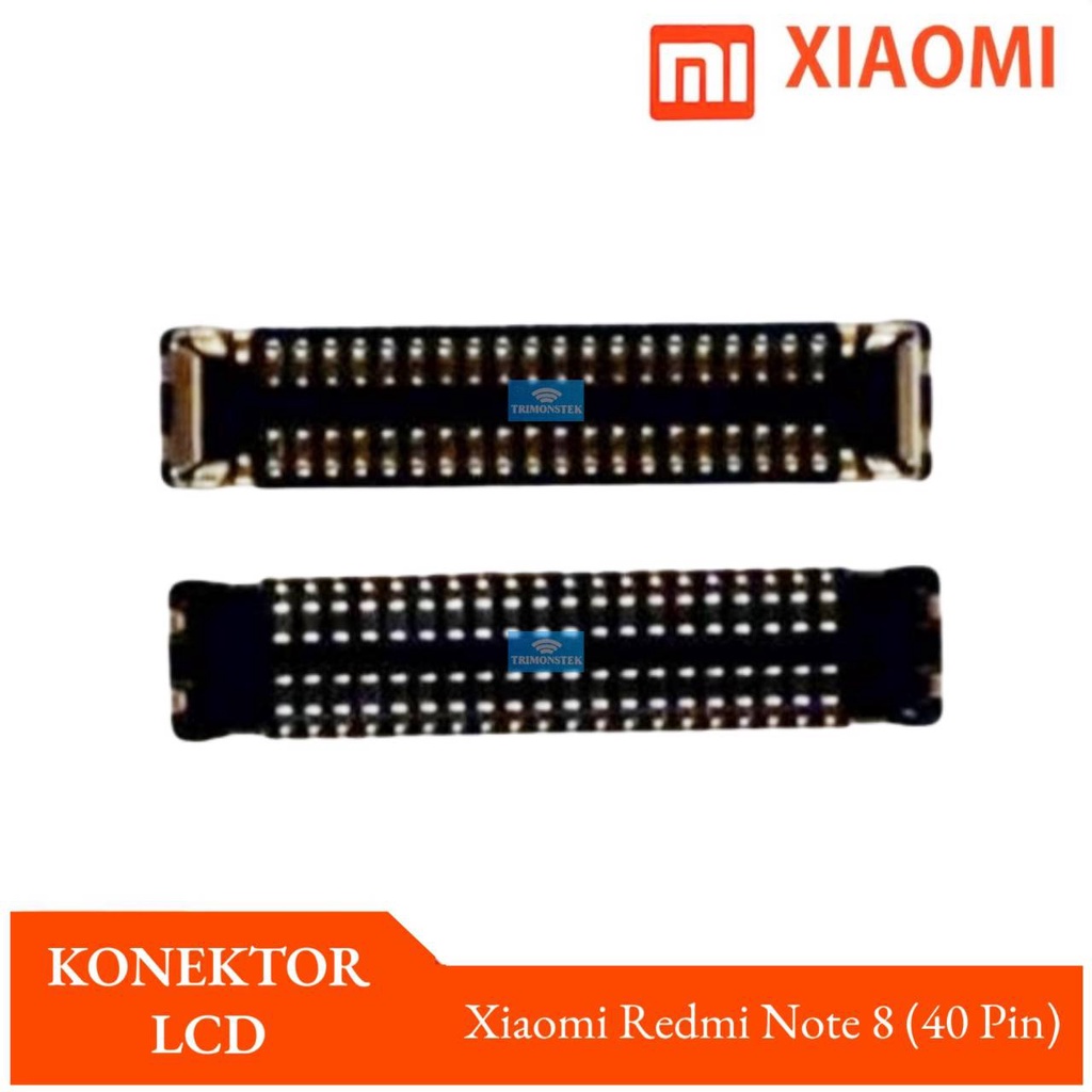 Konektor Lcd Connector Lcd Xiaomi Redmi Note 8 / 40 Pin
