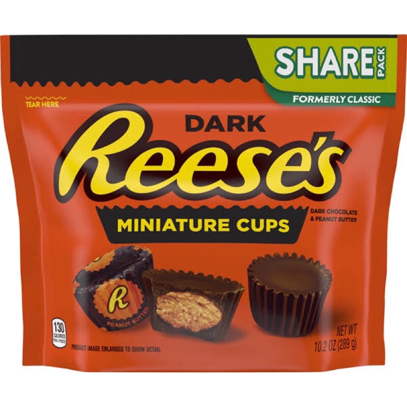 

Reese’s dark chocolate miniatures