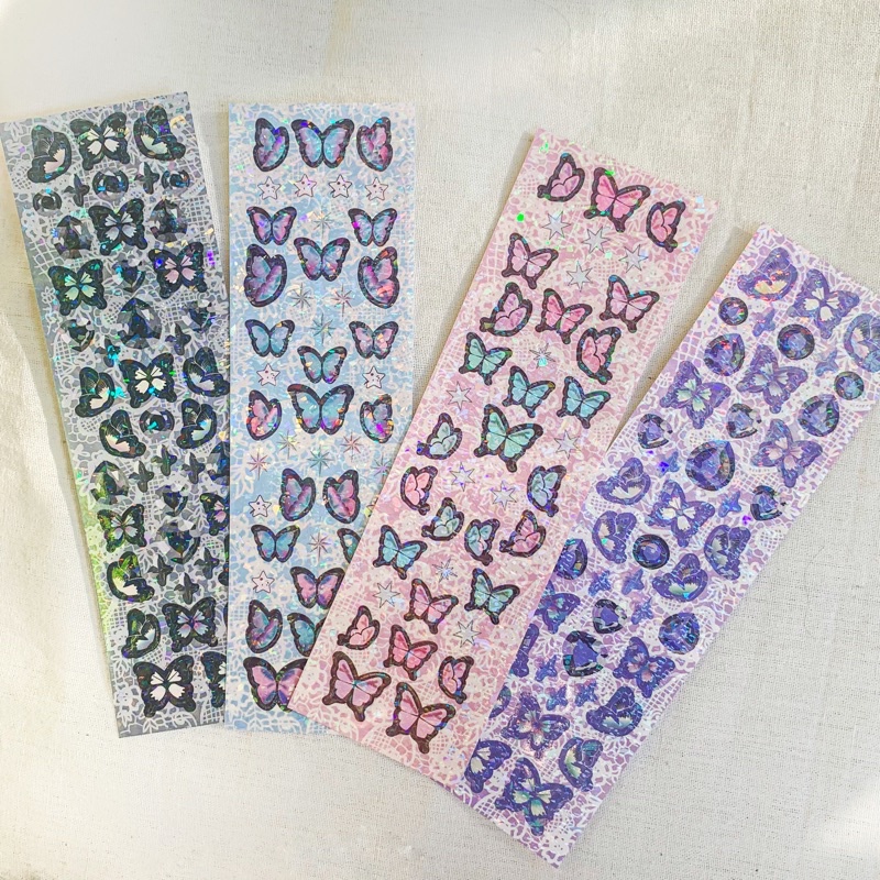

Deco Sticker Kupu Kupu Hologram