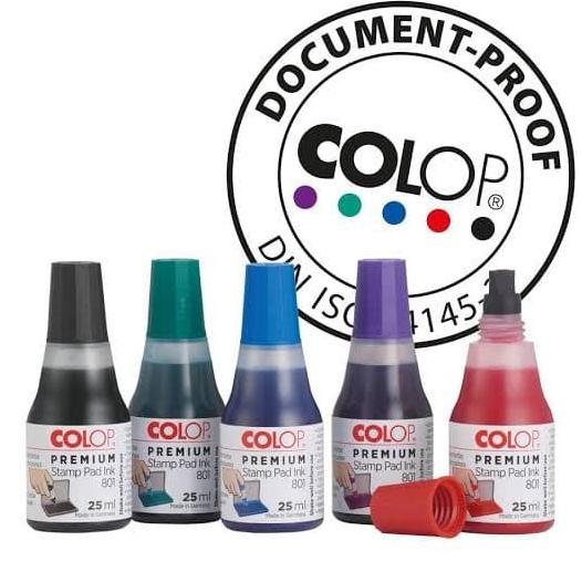 

Tinta Stempel Premium Stamp Pad Ink COLOP Berbagai Warna