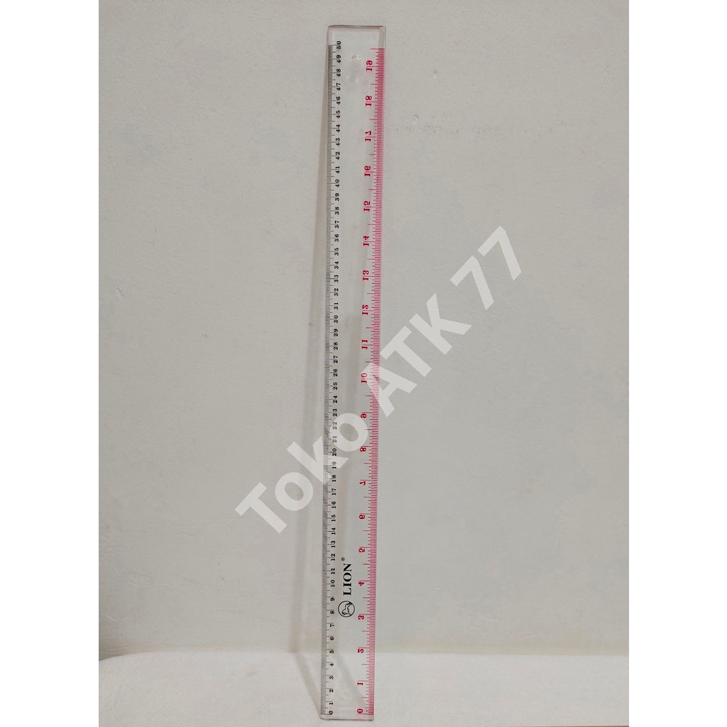 

Penggaris Ruler Mistar Garisan Merk Lion 50cm READY STOCK