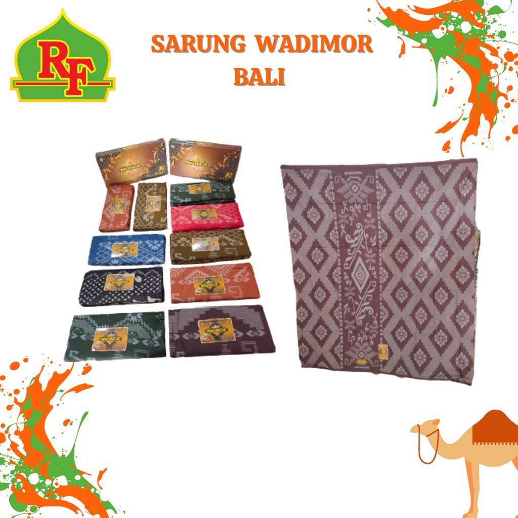 Sarung Dewasa Wadimor Motif Bali Kain Sarung