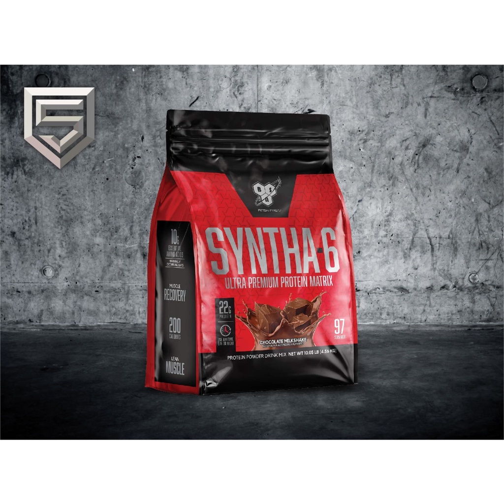 BSN NUTRITION SYNTHA6 SYNTHA 6 10LB 10 LBS 10 LB 10LBS WHEY PROTEIN TIME RELEASE