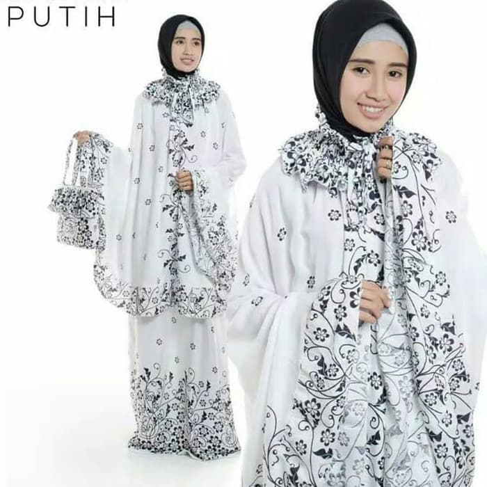 TERLARIS MUKENA TANPA KEPALA DEWASA MONOCROME / MUKENA DEWASA TANPA KEPALA