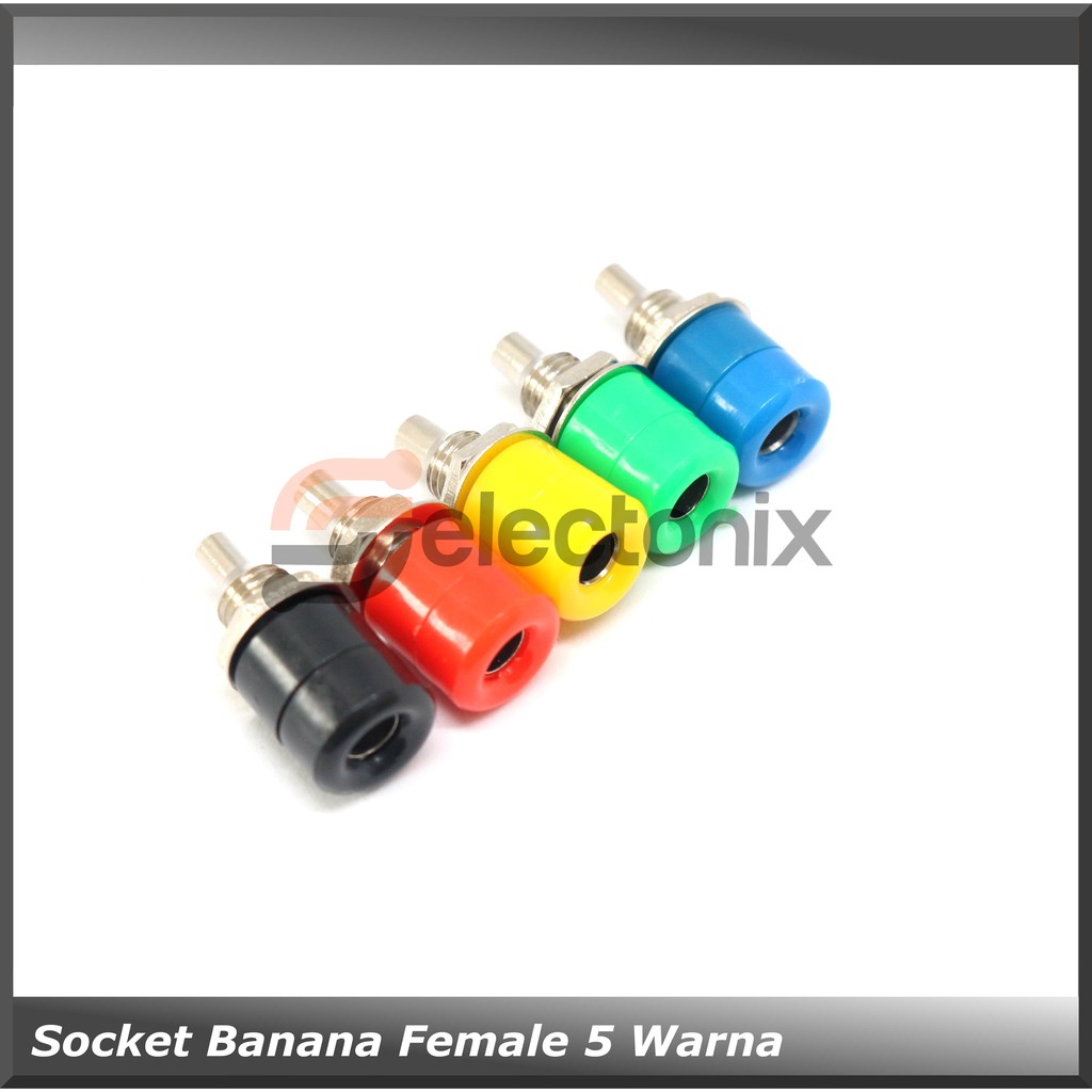 Socket Banana Female | 5 Warna [BHK-01]