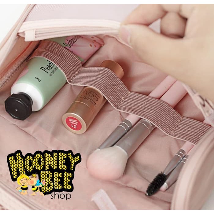 TT1104 original miniso travel organizer toiletries storage bag tas travel