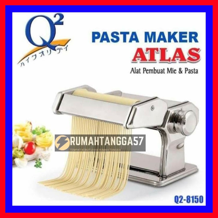 Gilingan Mie Atlas Original Pasta Maker Gilingan Mie Molen Pangsit Q2 8150 Q2-8150 Q28150 Ori Q2