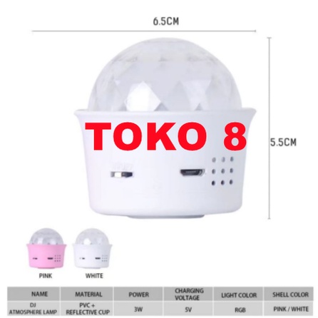 MEREK HORICI 7W MODEL BARU MENARI MENGIKUTI MUSIK LAMPU TIKTOK LAMPU SENSOR SUARA LAMPU TIKTOK LAMPU WARNA