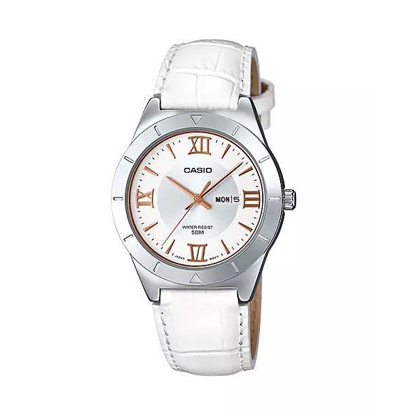 Casio Standard - LTP-1410L-7A1VDF - Jam Tangan Wanita - Strap Leather
