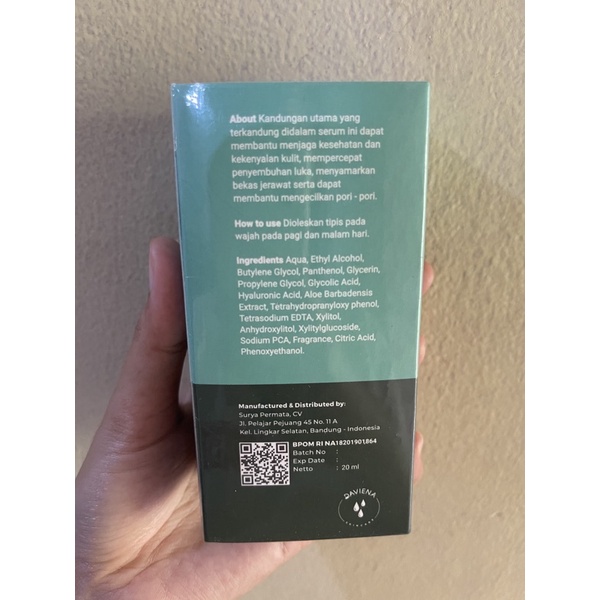 SERUM HA / SERUM BOPENG / OBAT JERAWAT DAVIENA SKINCARE