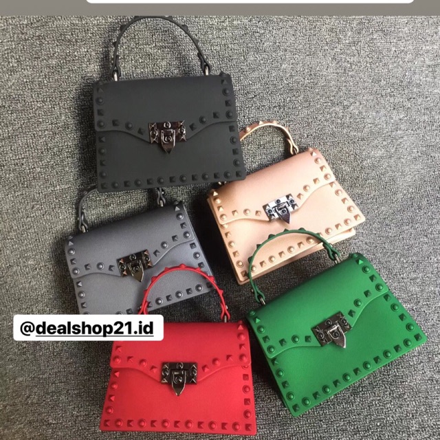 VALENTINO ROCKSTUD CROSSBODY! SMALL SIZE !! JELLY BAG IMPORT MURAH KUALITAS BOUTIQUE