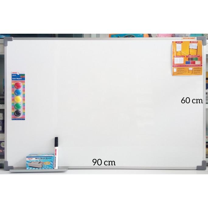 

papan tulis + white board + spidol + magnet warna