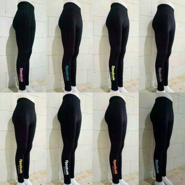  LEGGING  Reebok  IMPORT BAHAN TEBAL TIDAK TEMBUS Shopee 