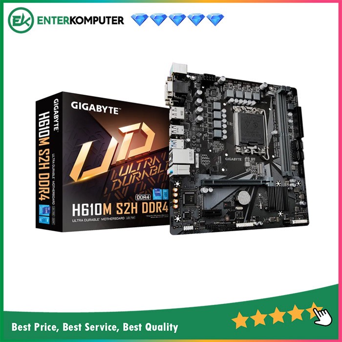 Gigabyte H610M S2H DDR4 (LGA1700, H610, DDR4, USB3.2, SATA3)