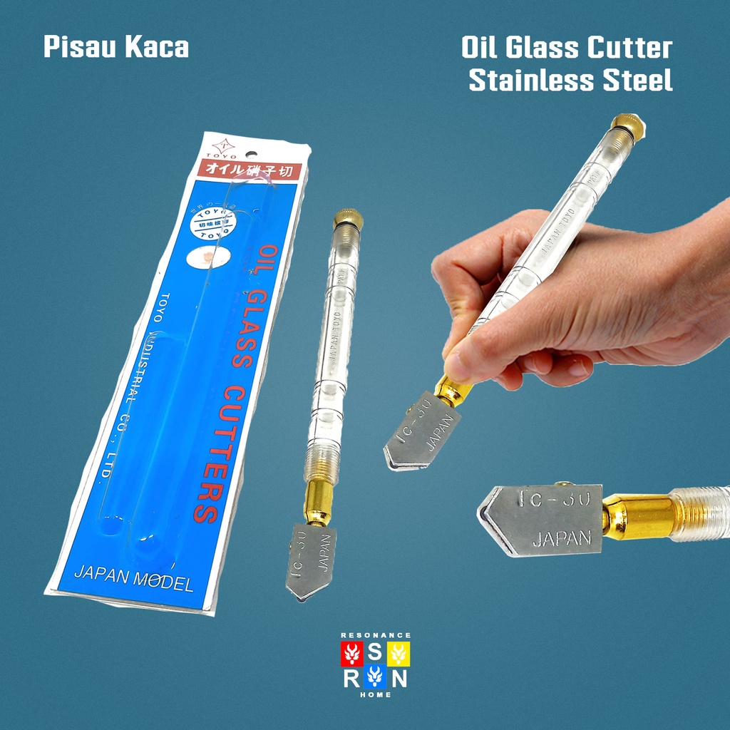 Pisau Potong Kaca l Pemotong Kaca l Oil Cutter Resonance Home