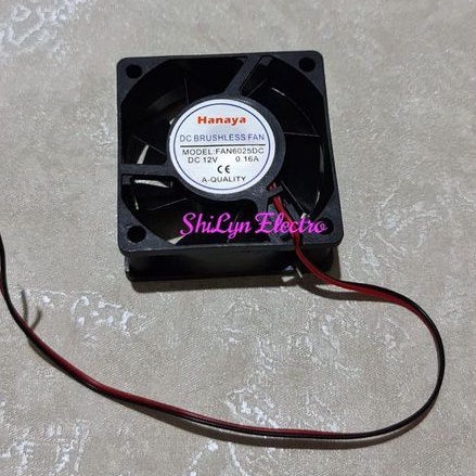 KIPAS FAN DC 6 CM 12V HANAYA 6CM