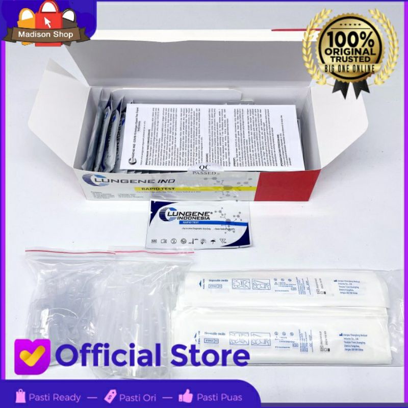 Swab Hidung Kit 1 set Swab tes Mandiri Murah Akurat