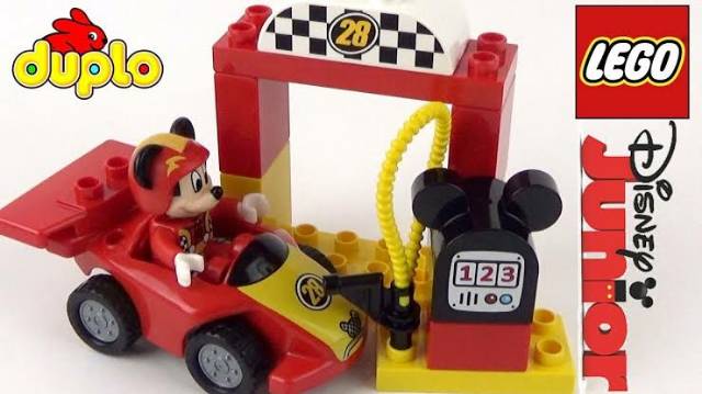 mickey mouse duplo racer