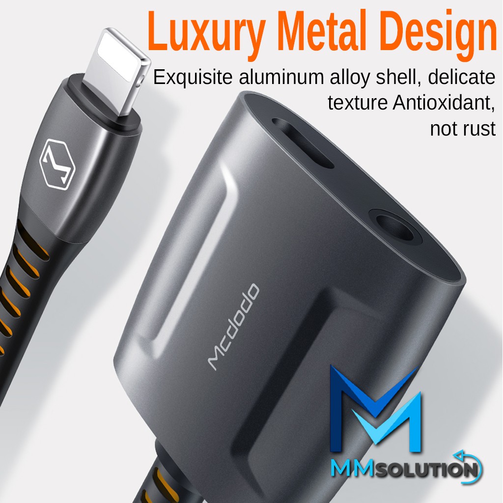 Mcdodo Splitter / Adapter Audio Converter iPhone  Jack 3.5mm with Call