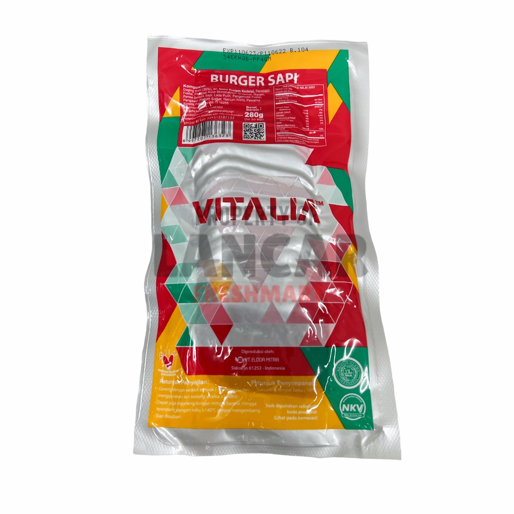 

VITALIA BURGER SAPI 280GR