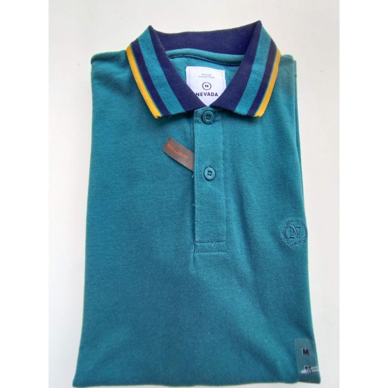 NEVADA Kaos Polo Casual Wear Hijau Size Only M ORI DAN REAL PICT