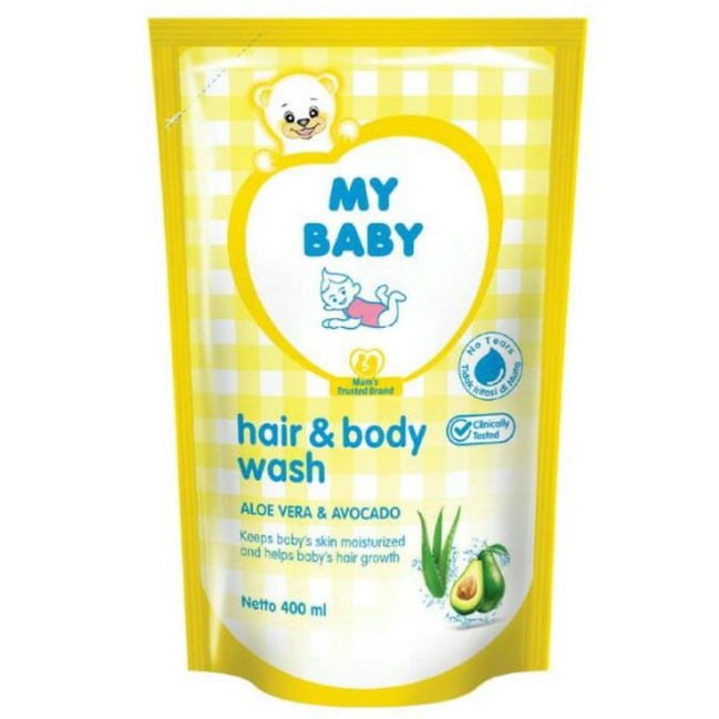 My Baby Hair &amp; Body Wash Aloe Vera &amp; Avocado 400ml