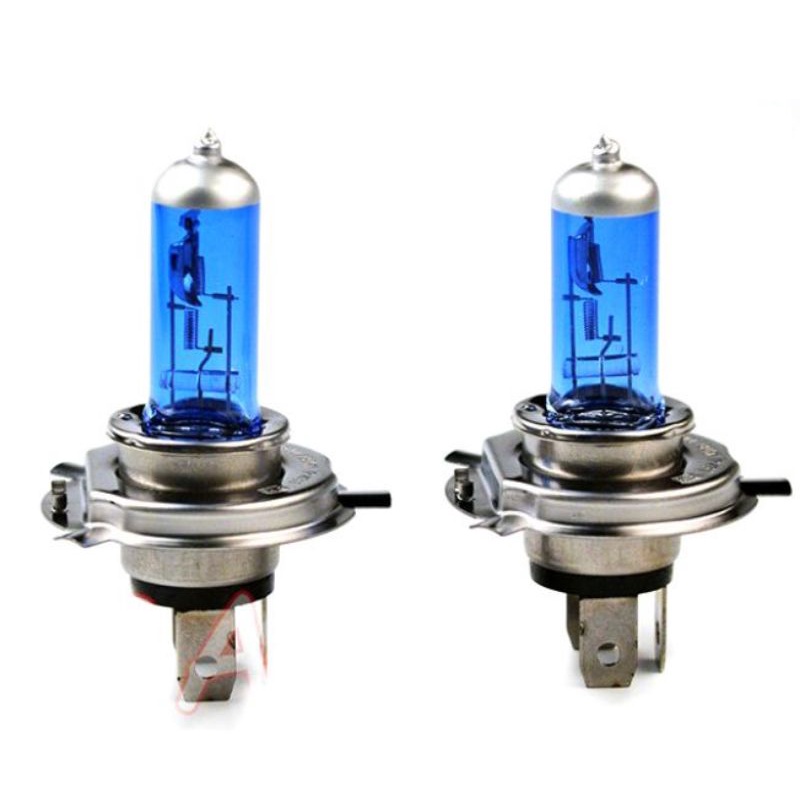 Lampu Mobil Headlights Halogen Xenon H4 4000K 55W 1 pcs