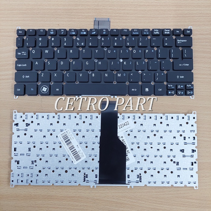 Keyboard Notebook Acer Aspire ONE 725 726 756 - HITAM BERGARANSI