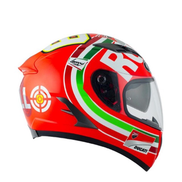 HM-1880 Kyt Vendetta 2 Iannone Replica Rosso Mugello Helm Full Face - Red Murah