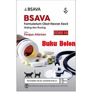 Buku BSAVA Formularium Anjing dan Kucing Edisi 10 - Fergus Allerton